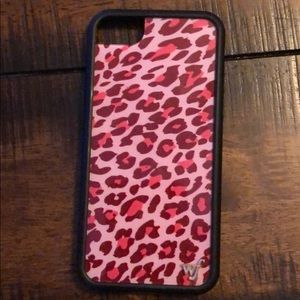 Wildflower iPhone 6/7/8 Pink Leopard Case